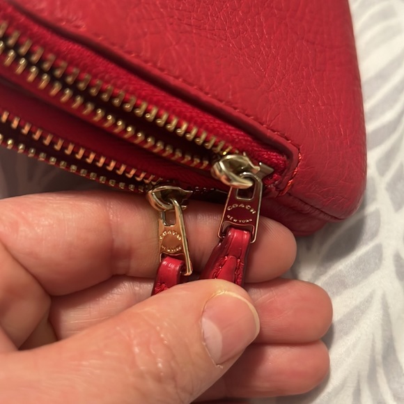 Coach Red Wristlet - Picture 9 of 16